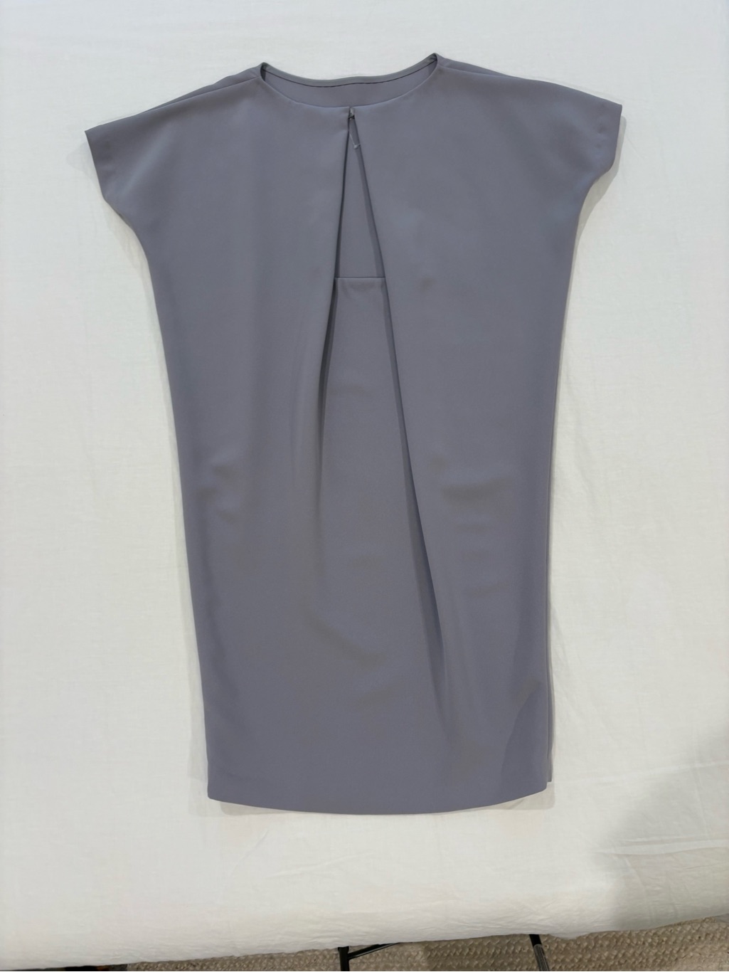 Nwot Kaarem Minimalist Blue-Grey Shift Dress